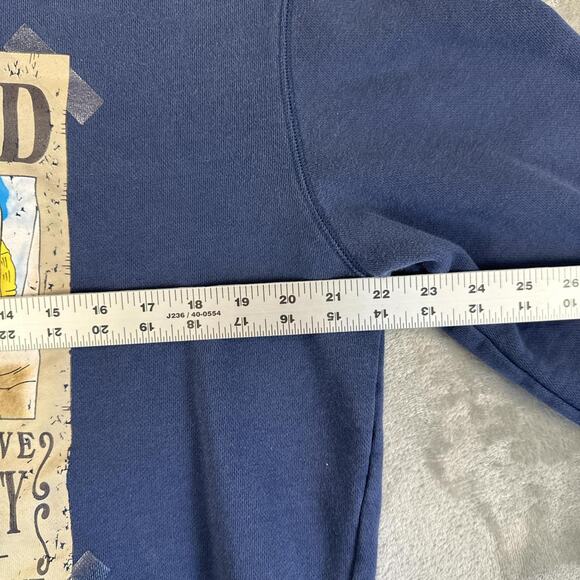 Vintage Baleno One Piece Monkey D Luffy Wanted Poster Sweatshirt Mens XL - Picture 6 of 8